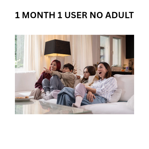 1 MONTH 1 USER NO ADULT