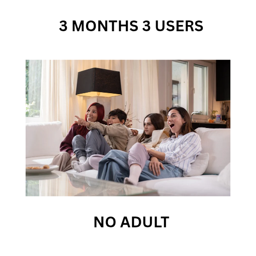 3 MONTHS 3 USERS NO ADULT
