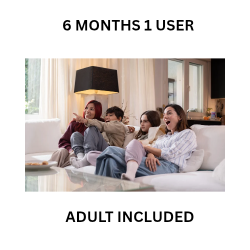 6 MONTHS 1 USER ADULT INCLUDED